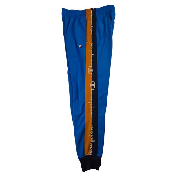 Champion | Blue & Orange Logo Joggers | Size Medium - Picture 1 of 8